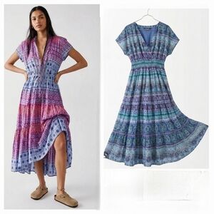 Bohemian Multicolor Maxi Dress